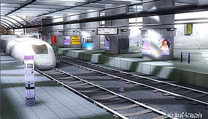 3D-CAD Visualisierung Bahnhof