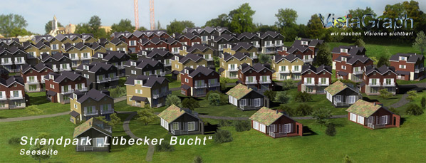 Visualisierung Ferienpark L&uuml;beck, Bucht