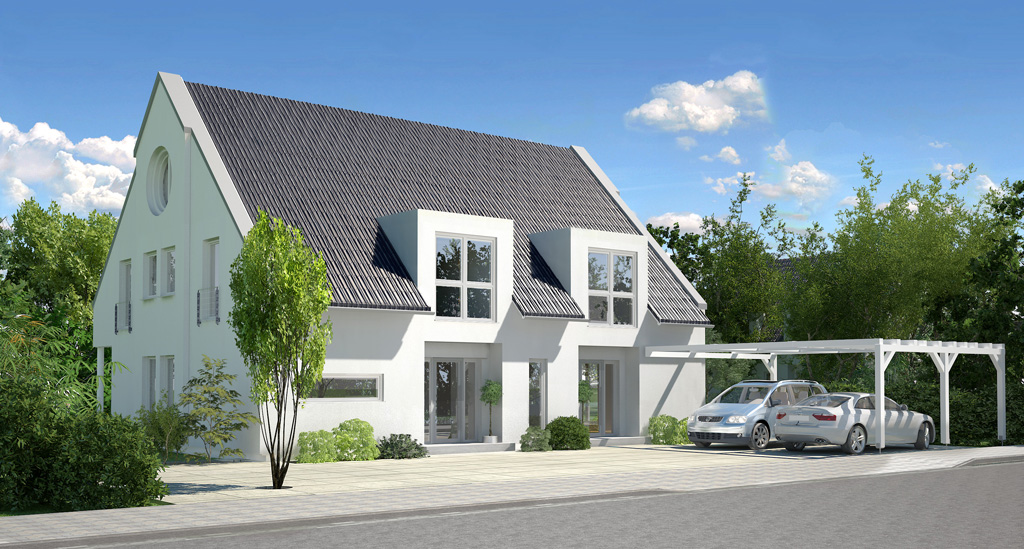 Visualisierung Einfamilienhaus