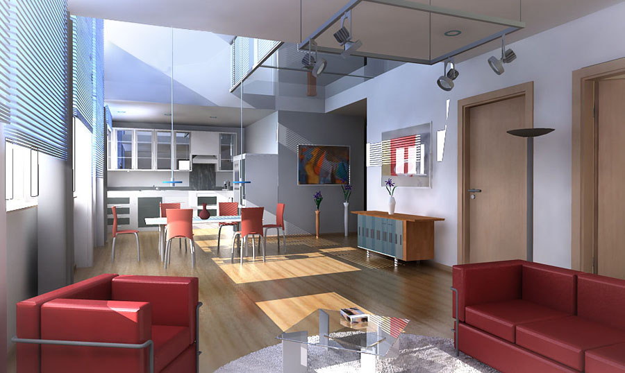 Visualisierung Innenraum